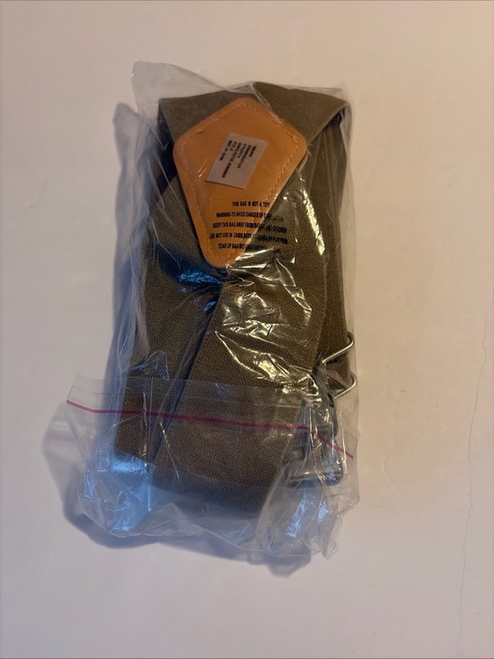 Other - 1.5" Wide Construction Clip Suspenders Tan Size 48" NEW NIP